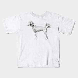 Chinese Crested dog Kids T-Shirt